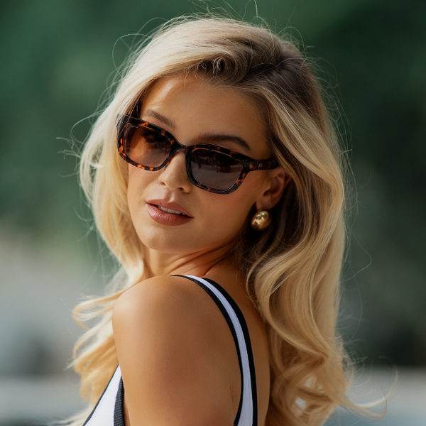 Vivian | Polarized - Ember Tortoise / Dark Brown Lens