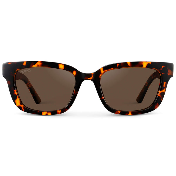 Vivian | Polarized - Ember Tortoise / Dark Brown Lens