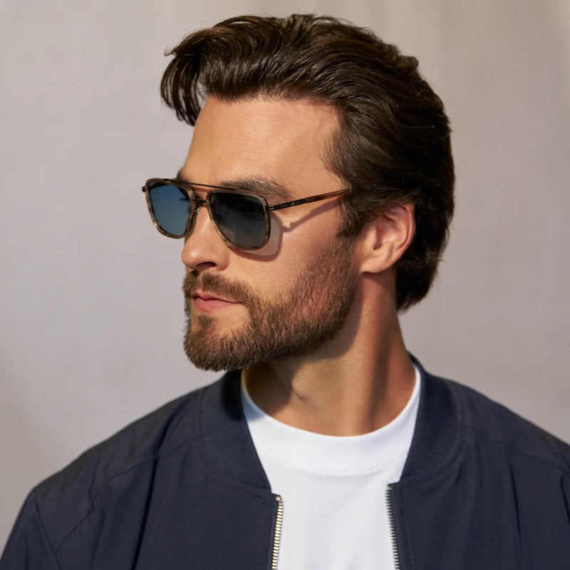 Weston | Polarized - Timber Brown / Blue Gradient Lens