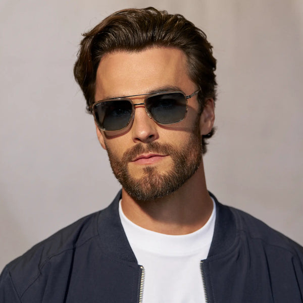 Weston | Polarized - Timber Brown / Blue Gradient Lens