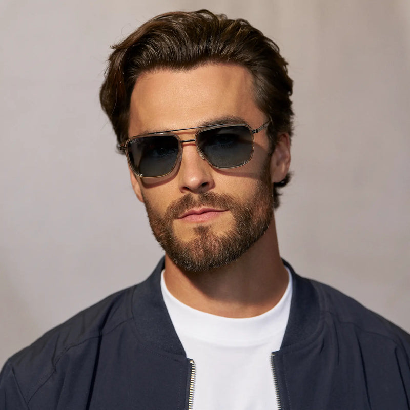 Weston | Polarized - Timber Brown / Blue Gradient Lens