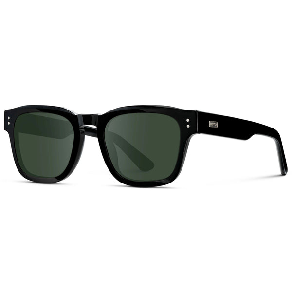 Wayne | Prescription Sunglasses - Black / G15