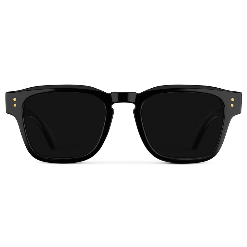 Wayne | Polarized - Black / Triple Black Lens