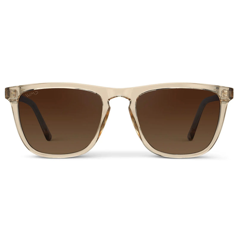 Wesley | Polarized - Sand Brown / Brown Gold Gradient Lens