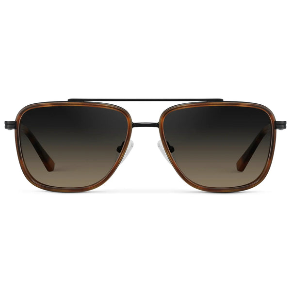 Weston | Polarized - Brown Tortoise / Grey Brown Gradient Lens
