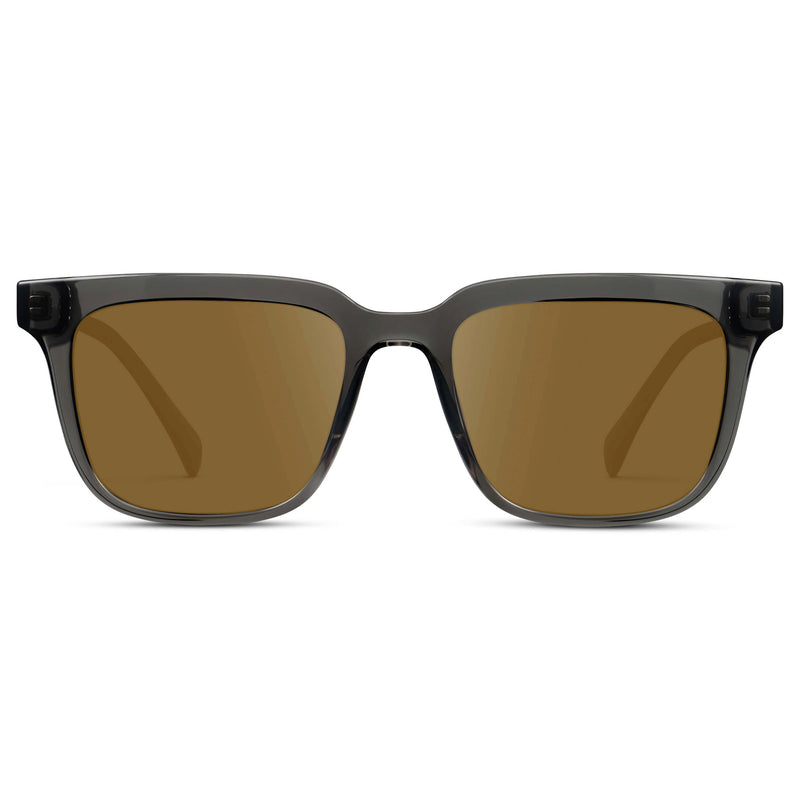 Wilson | Prescription Sunglasses - Smoke Grey / Amber