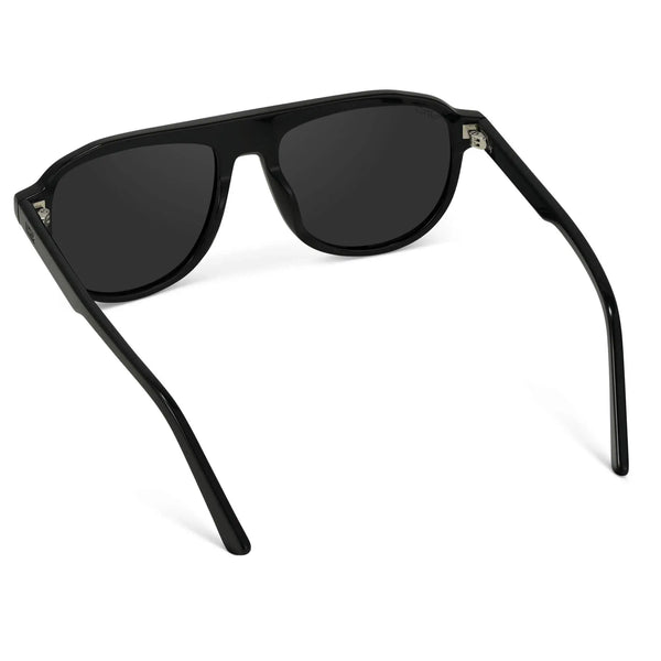 Wyatt | Polarized - Glossy Black / Black Lens
