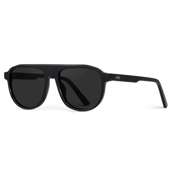 Wyatt | Polarized - Glossy Black / Black Lens