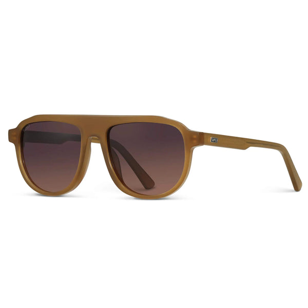 Wyatt | Polarized - Dune Brown / Maroon Brown Lens