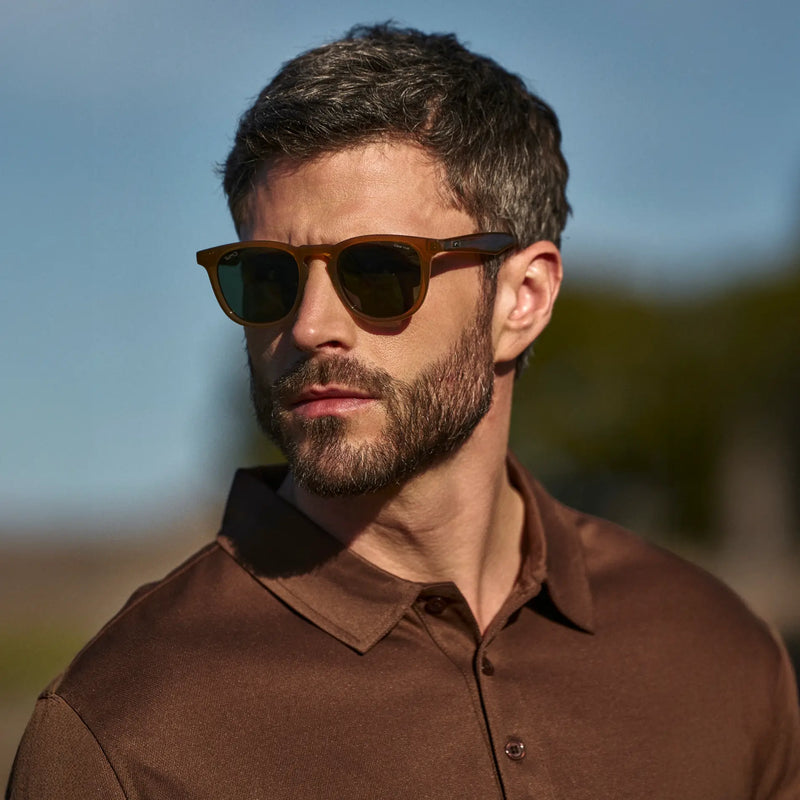 Wyndham | Polarized - Dune Brown / Smoke Green Lens