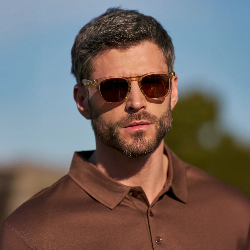Wyndham | Polarized - Sand Brown / Dark Brown Lens