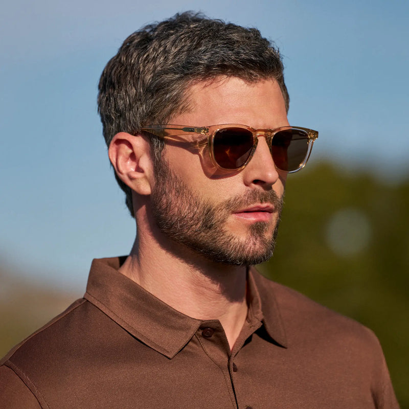 Wyndham | Polarized - Sand Brown / Dark Brown Lens