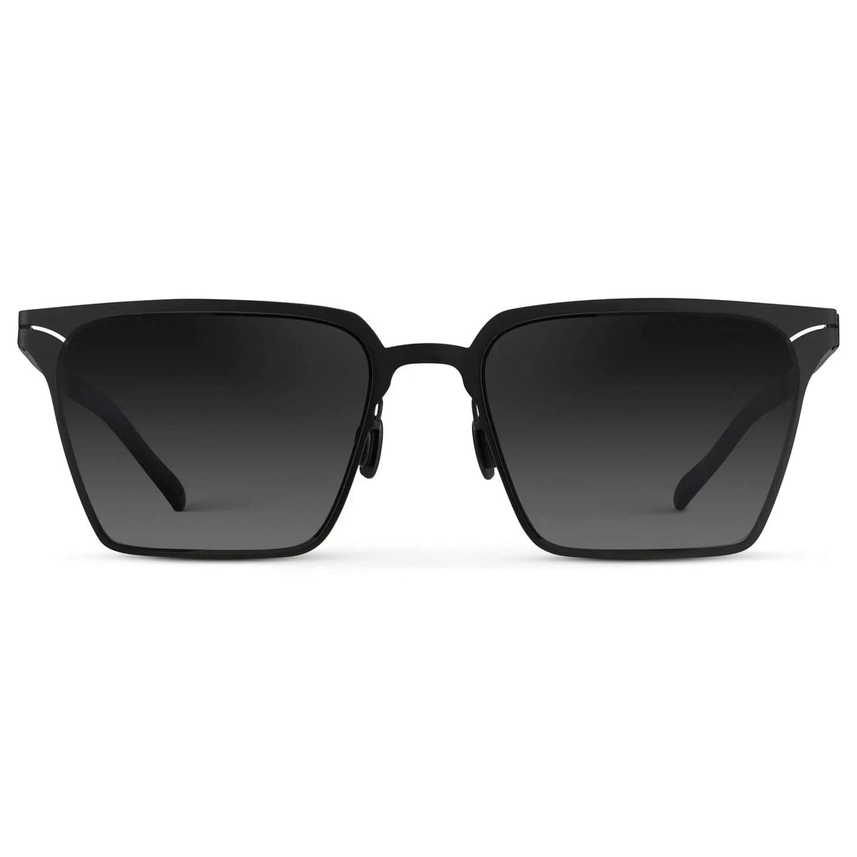 Zev | Screwless Hinge Titanium Square Sunglasses – WMP Eyewear display picture 1