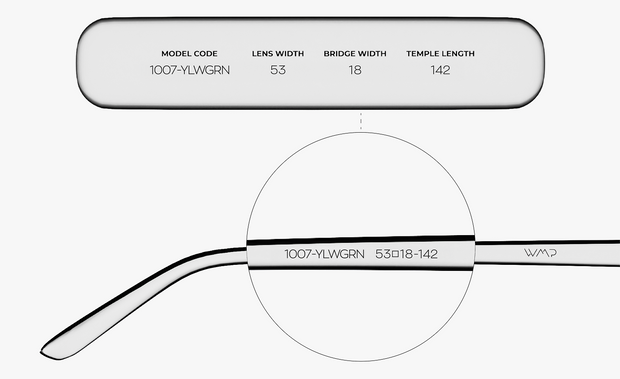 Where to find frame measurements