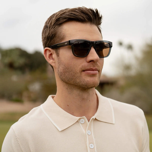 Link | Polarized - Crystal Navy Dusk / Brown Lens