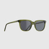 Crystal Saguaro Green / Black Lens || Green Square Frame Sunglasses with Black Polarized Lenses