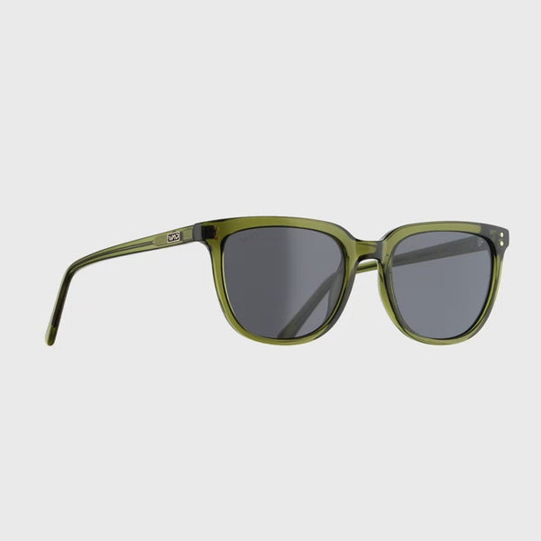 Crystal Saguaro Green / Black Lens || Lightweight Acetate Sunglasses with Black Lenses