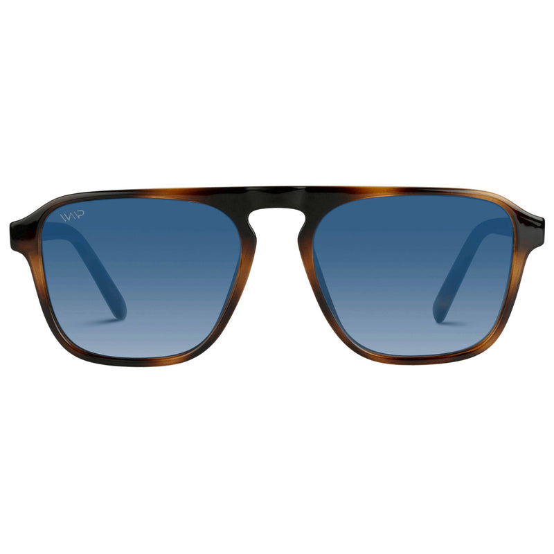Emerson | Polarized - Whiskey Brown Tortoise / Blue Gradient Lens