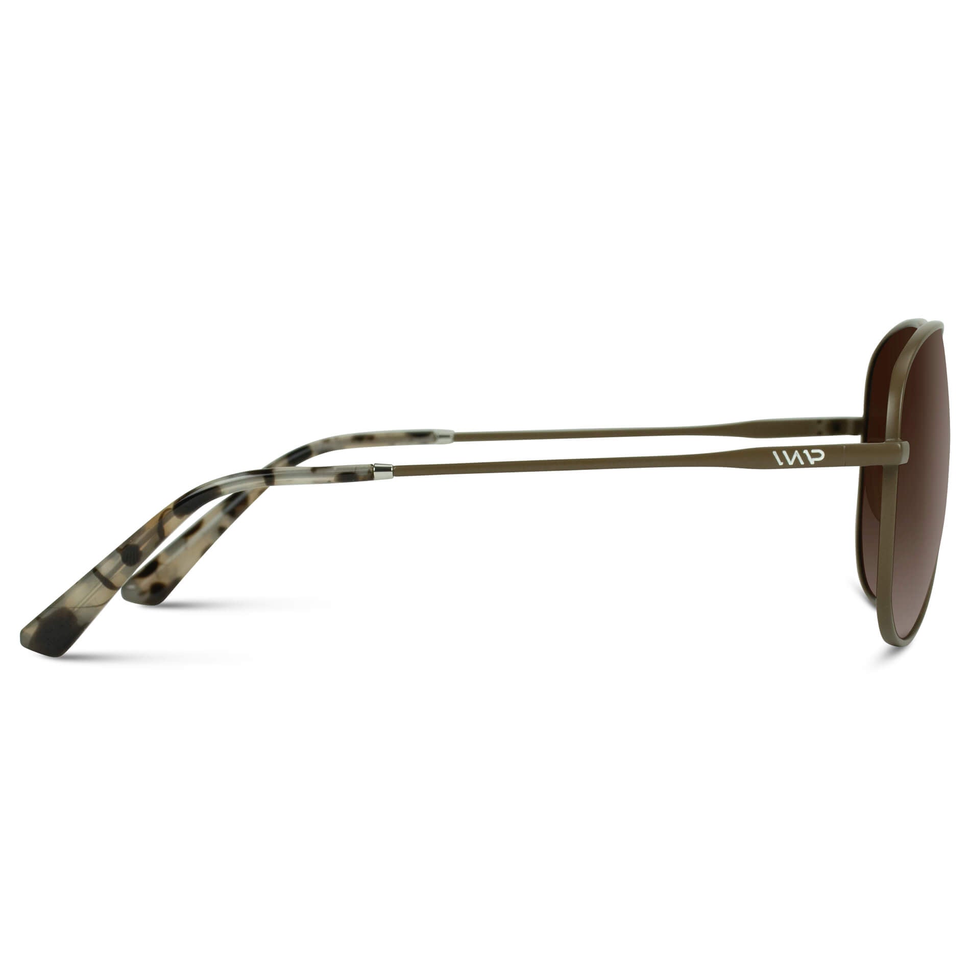 Woodland || Classic Aviator Sunglasses with Brown Frame and Brown Lenses